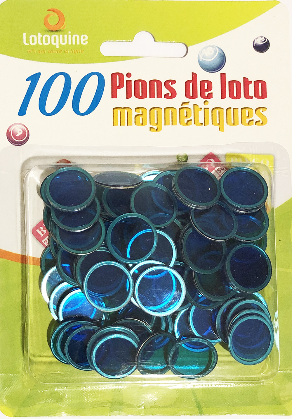 Pions magnétiques de loto (lot de 100)
